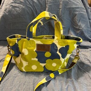 Maika Blue and Yellow Floral Tote
